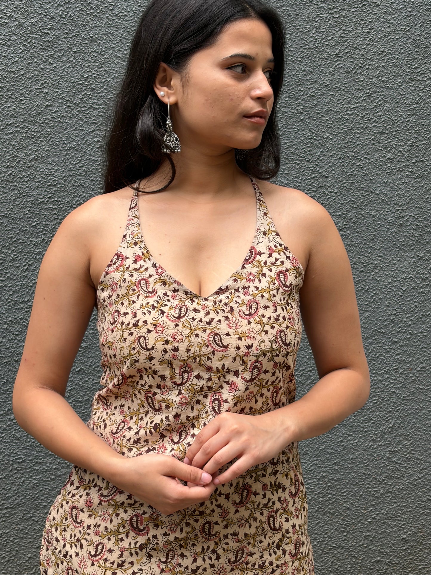 Inaya Halter Neck Corset Kurti