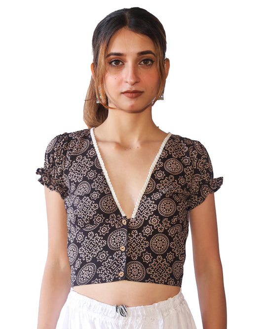 Noor Button Down Top