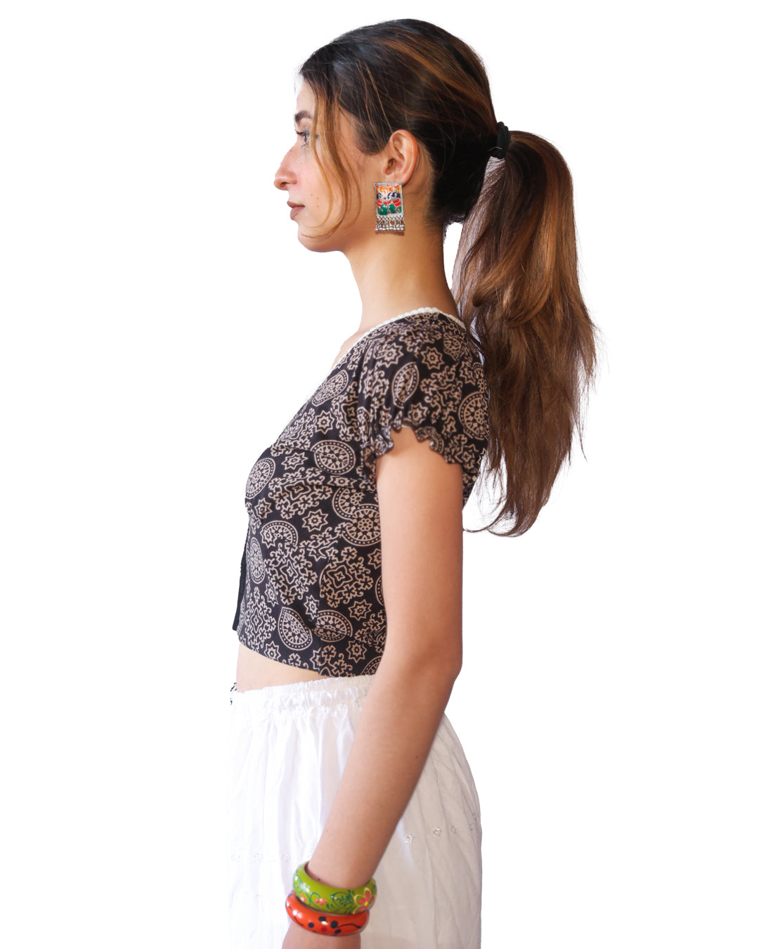 Noor Button Down Top