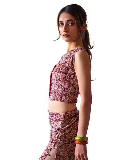Shana Kalamkari Co-ord set