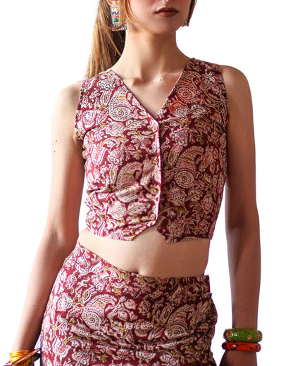 Shana Kalamkari Co-ord set