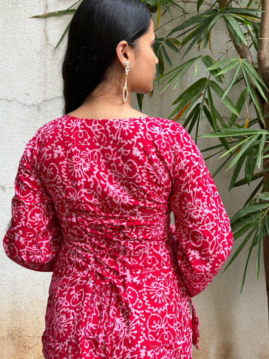 Gulabo Sleeved Corset Kurti