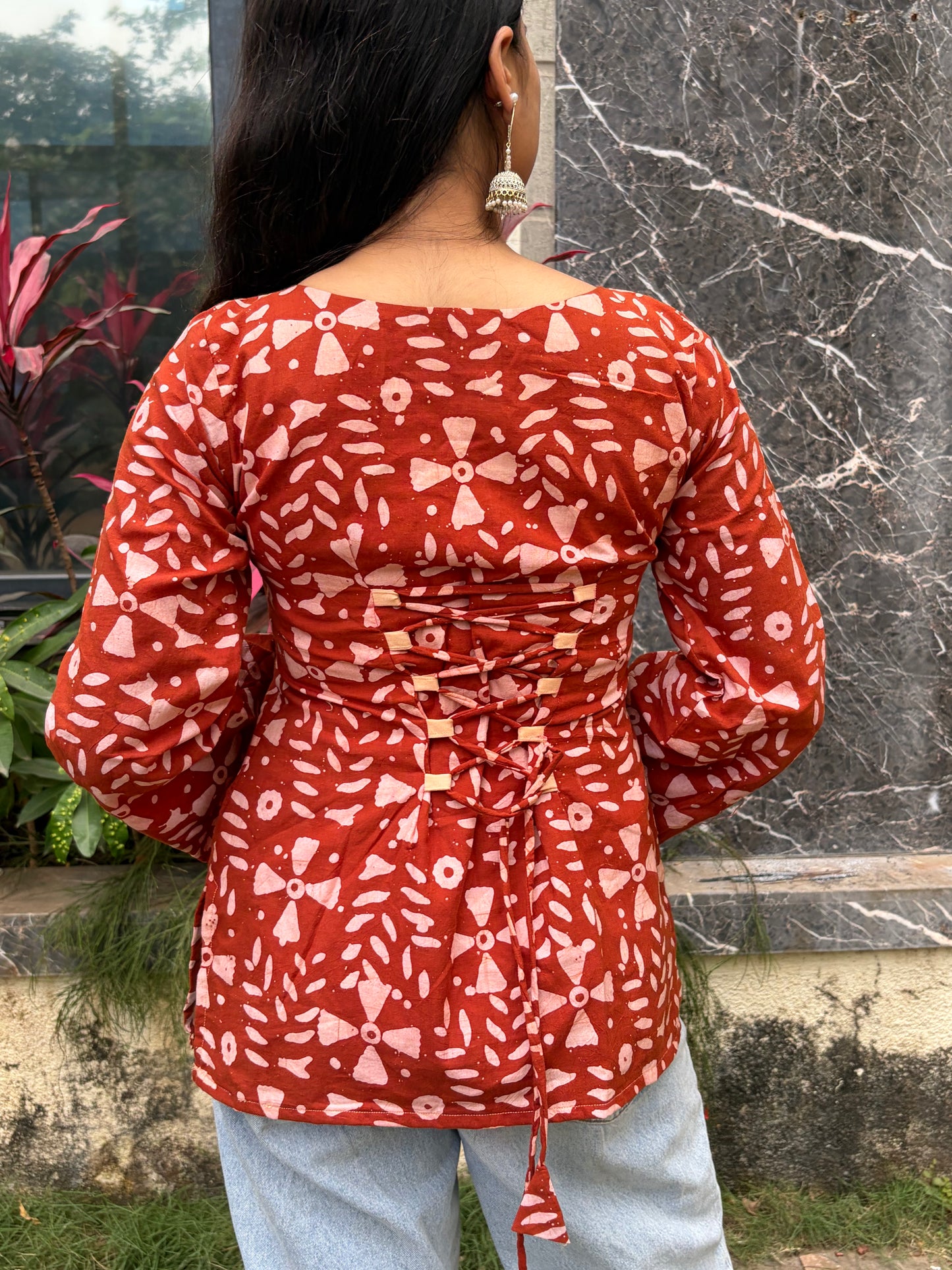 Kalindi Sleeved Corset Kurti