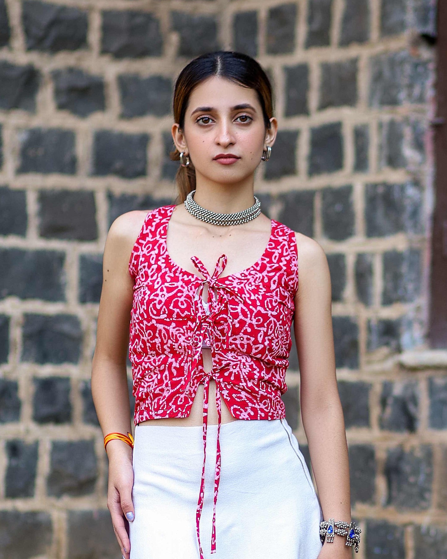 Ruby Tie-Front Crop