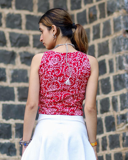 Ruby Tie-Front Crop