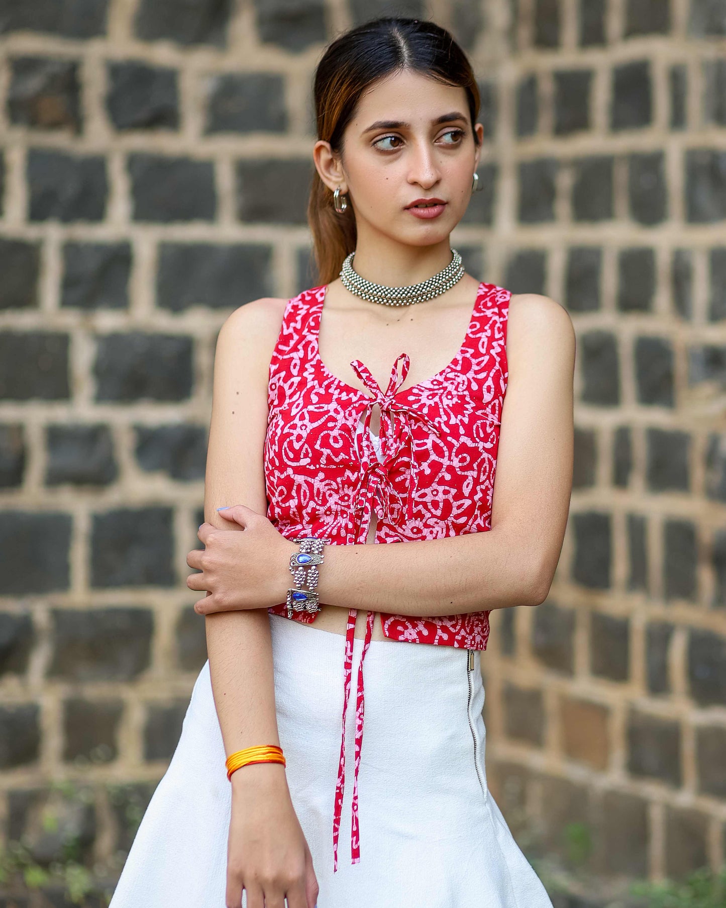 Ruby Tie-Front Crop