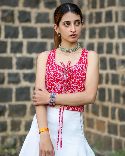 Ruby Tie-Front Crop